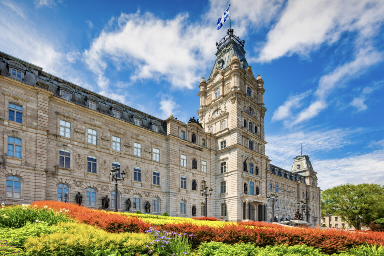 Hotel du Parlement Parliament Building in Quebec City Canada